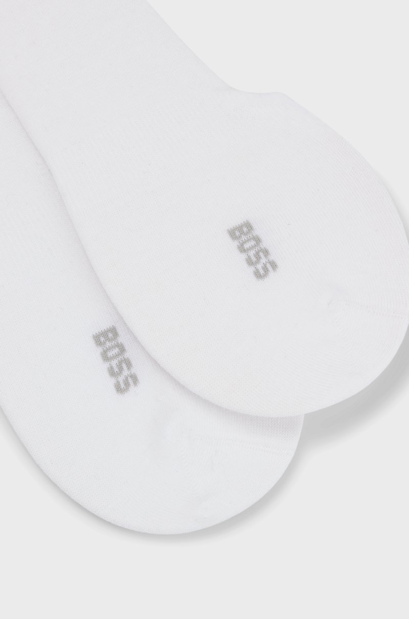 Hugo Boss Paquete De Dos Calcetines Invisibles En Mezcla De Algodón