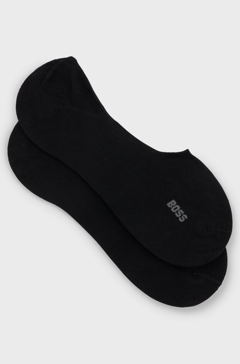 Hugo Boss Paquete de dos calcetines invisibles en mezcla de algodón