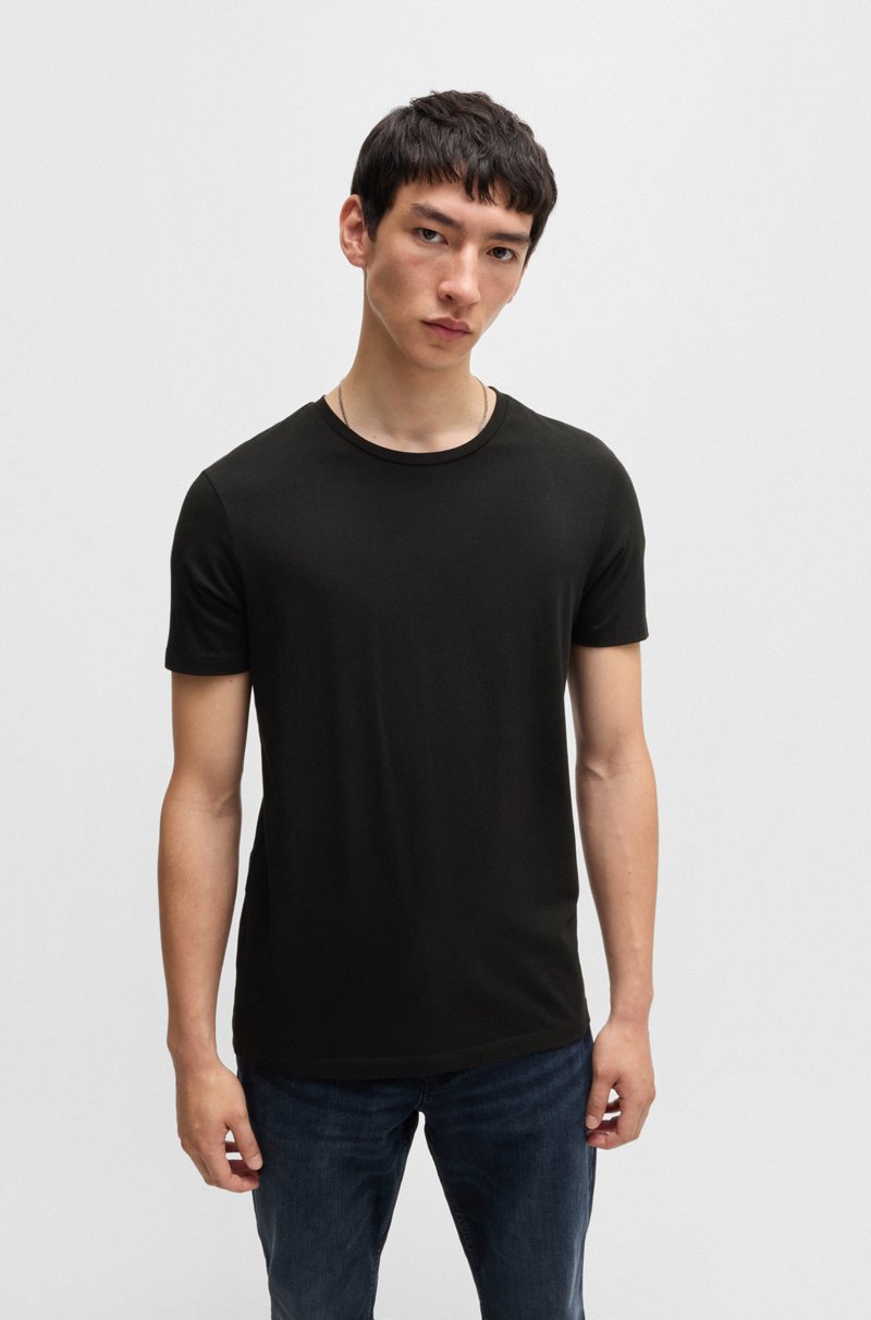 Hugo Boss Paquete De Dos Camisetas Slim Fit De Algodón Elástico