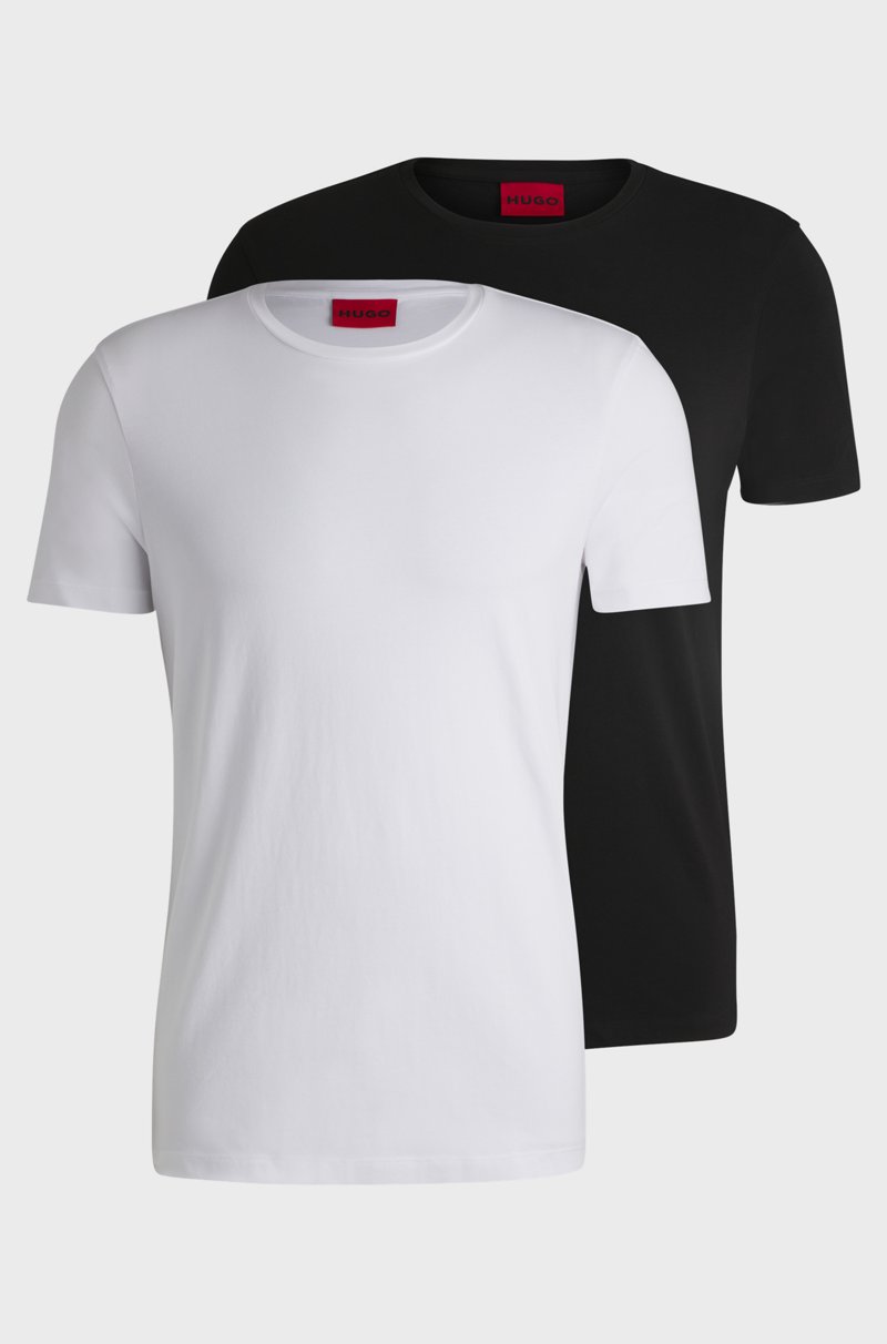 Hugo Boss Paquete de dos camisetas slim fit de algodón elástico