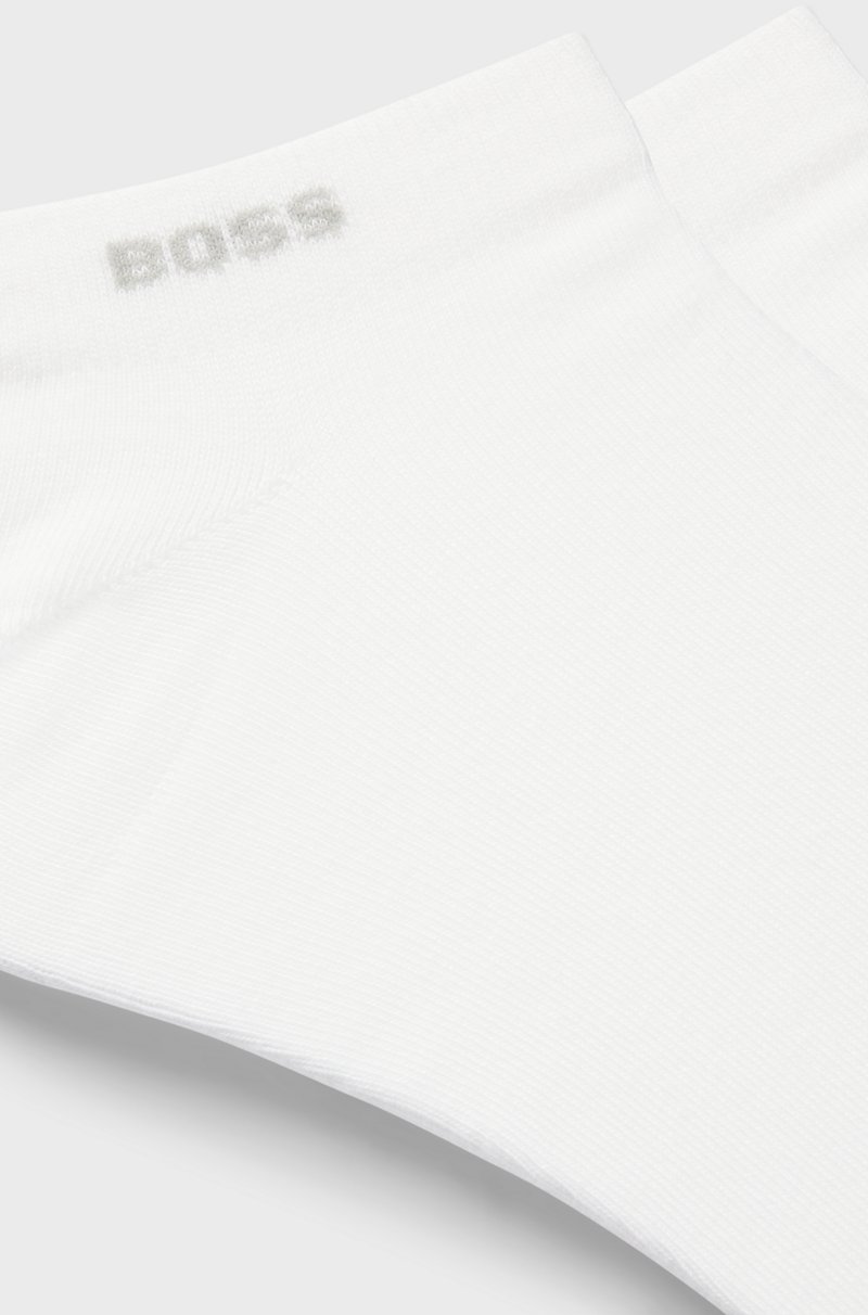 Hugo Boss Paquete De Dos Pares De Calcetines A La Altura Del Tobillo De Tejido Elástico