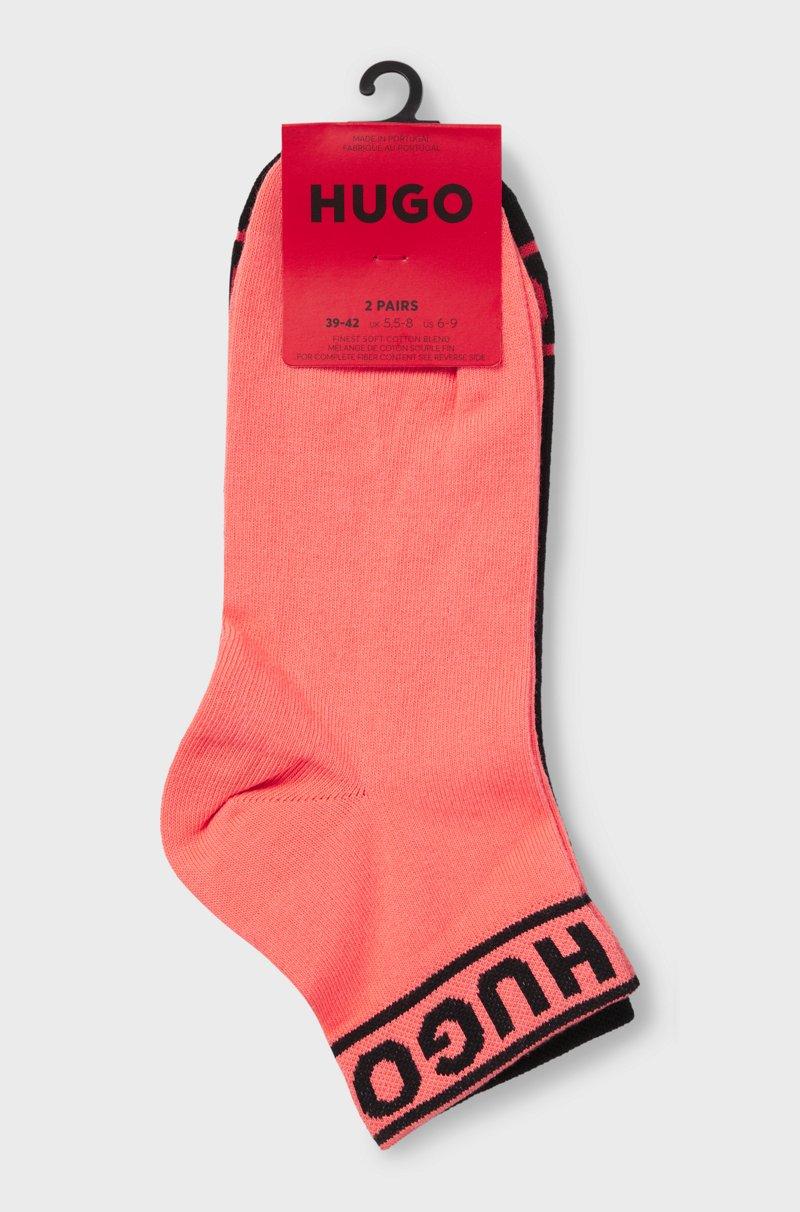 Hugo Boss Paquete De Dos Pares De Calcetines Cortos Con Detalle De Logo