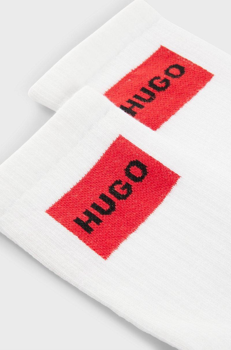Hugo Boss Paquete De Dos Pares De Calcetines Cortos Con Logos Rojos