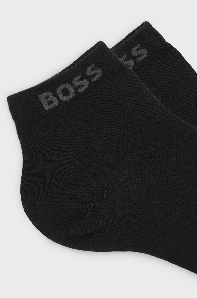 Hugo Boss Paquete De Dos Pares De Calcetines Cortos Con Logo En El Remate