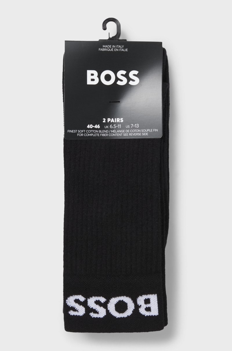 Hugo Boss Paquete De Dos Pares De Calcetines Cortos De Tejido Elástico