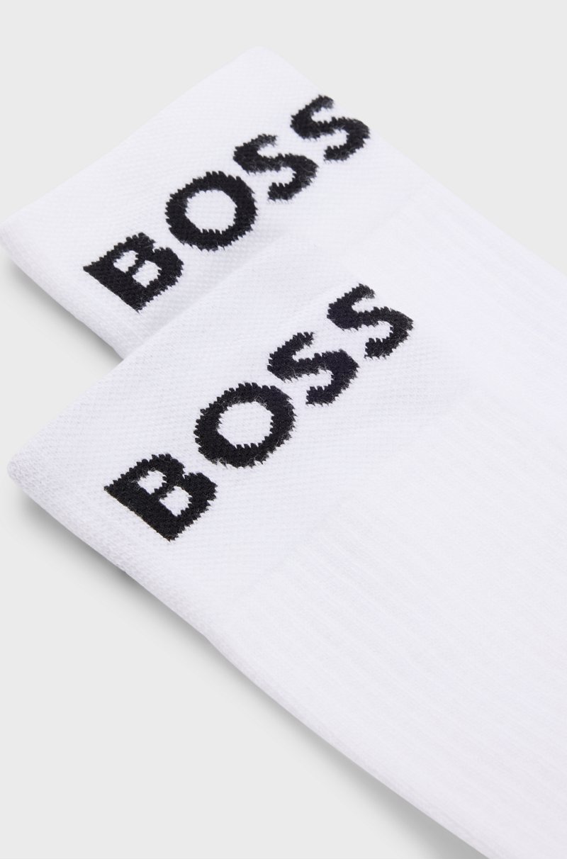 Hugo Boss Paquete De Dos Pares De Calcetines Cortos De Tejido Elástico