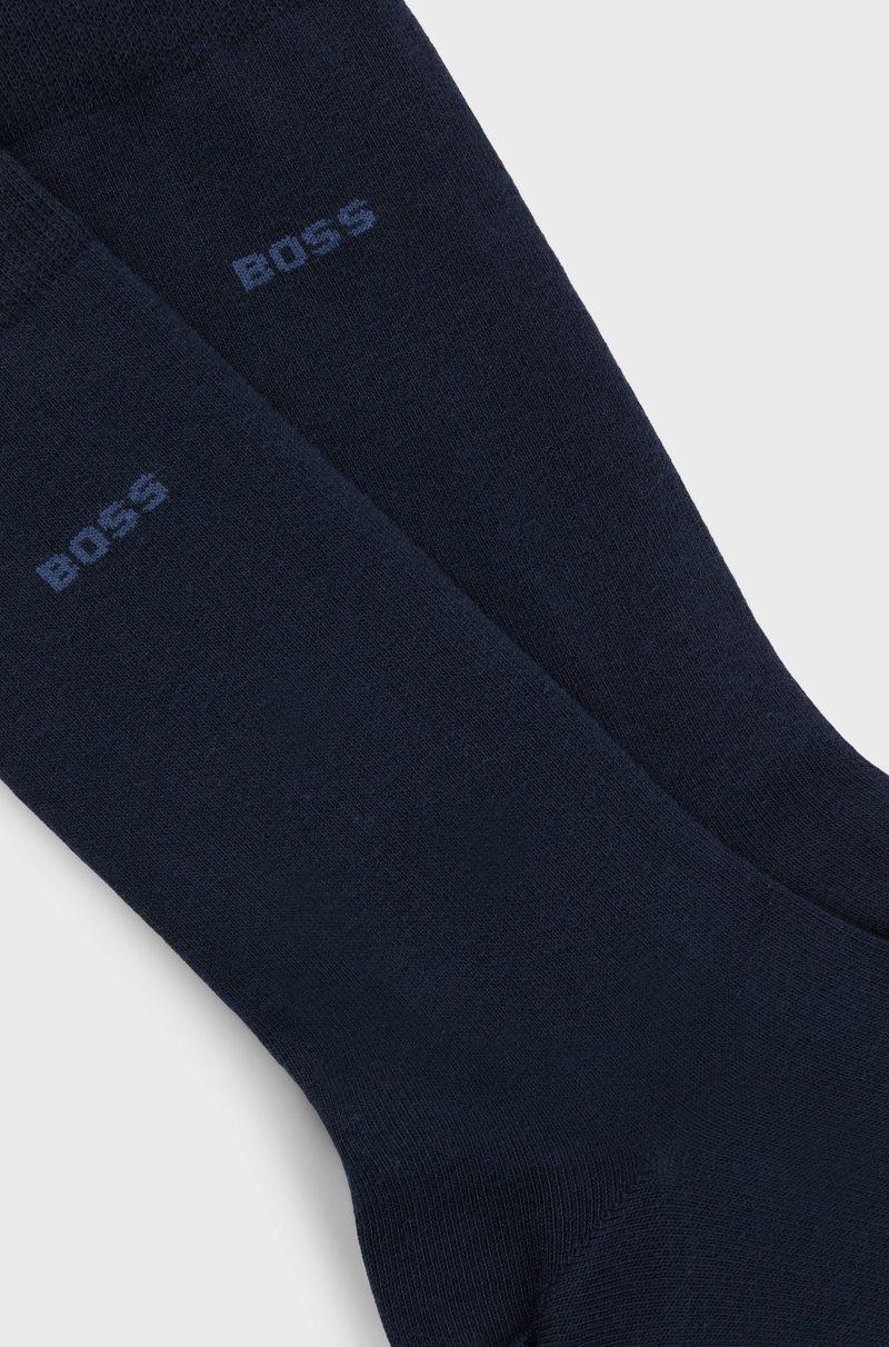 Hugo Boss Paquete De Dos Pares De Calcetines De Algodón De Largo Estándar