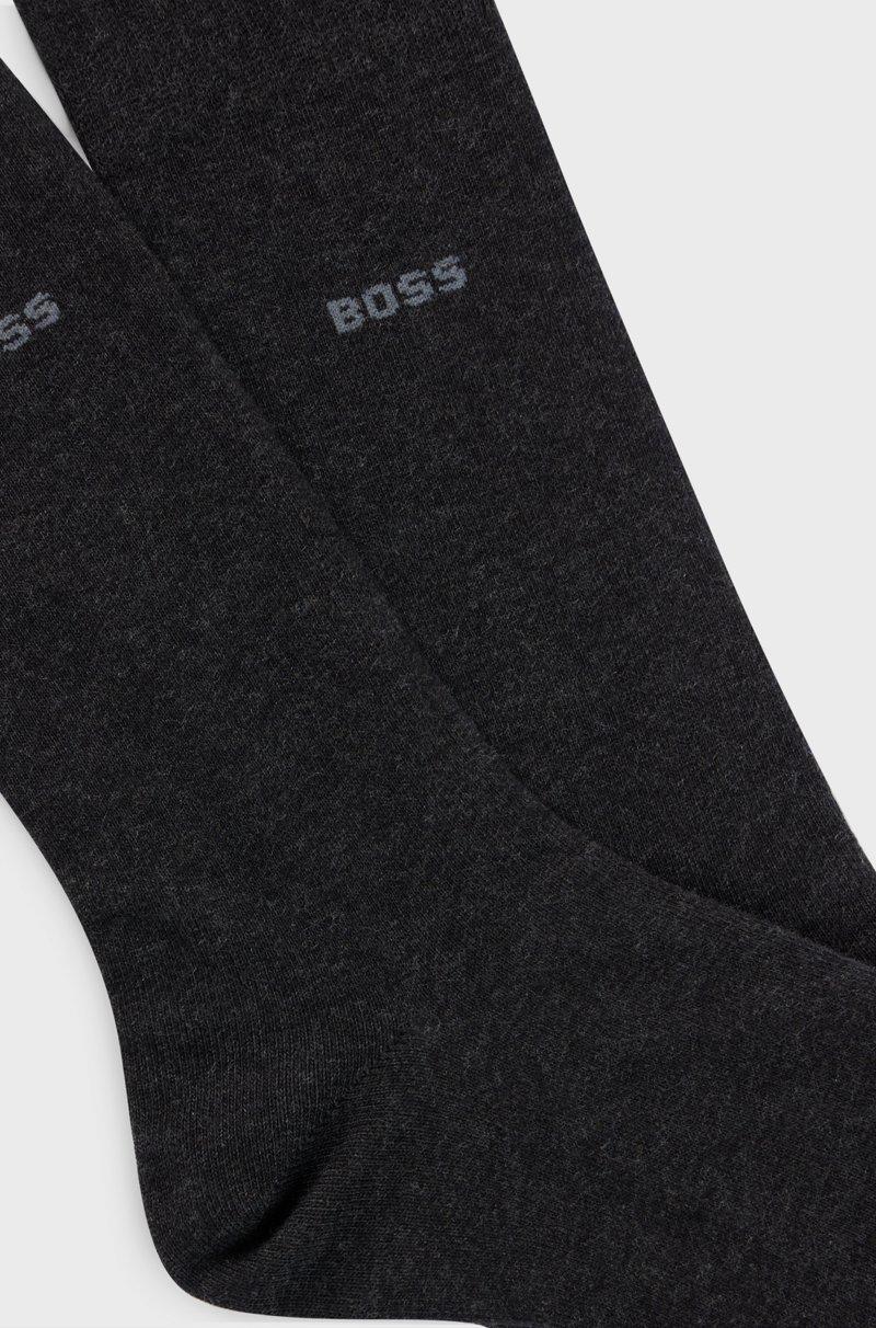 Hugo Boss Paquete De Dos Pares De Calcetines De Algodón De Largo Estándar