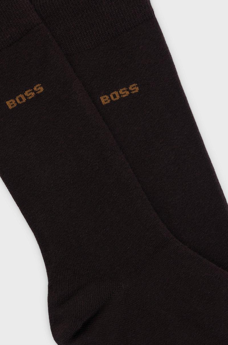 Hugo Boss Paquete De Dos Pares De Calcetines De Algodón De Largo Estándar