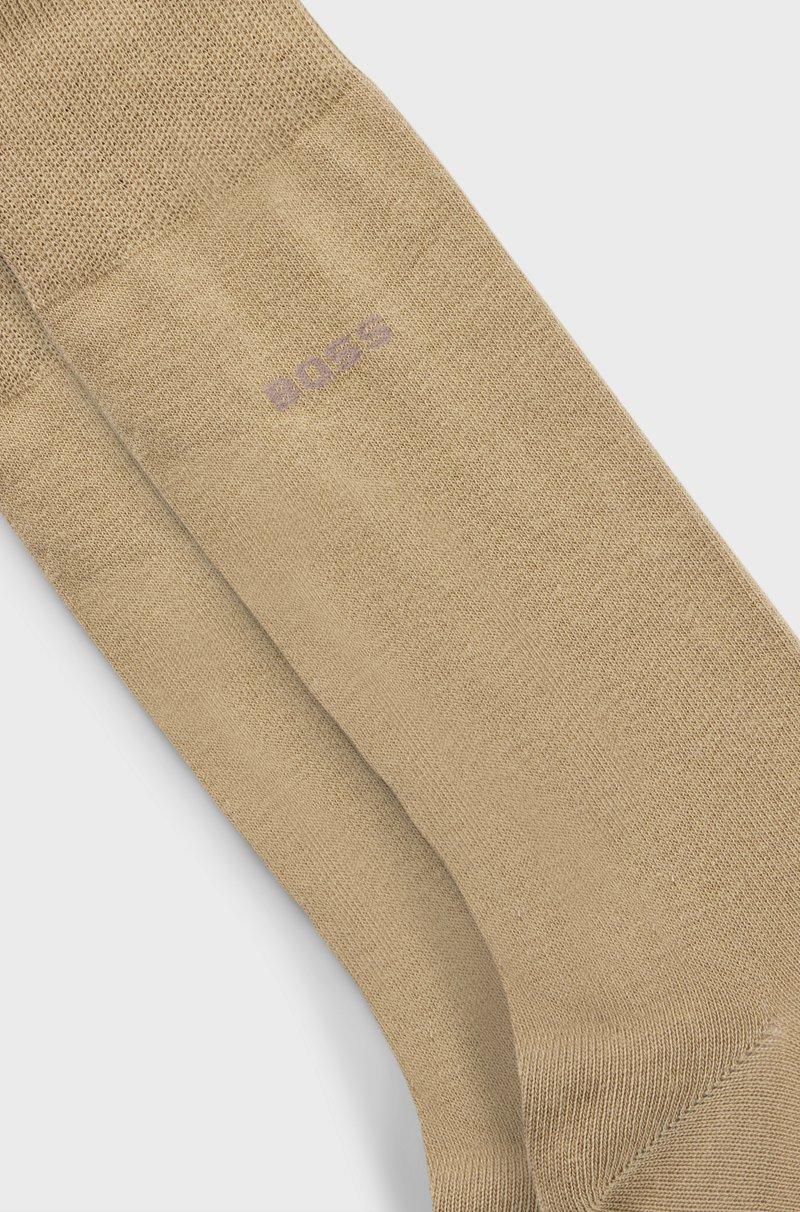 Hugo Boss Paquete De Dos Pares De Calcetines De Algodón De Largo Estándar