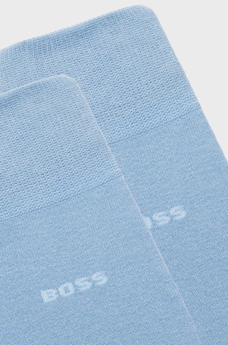 Hugo Boss Paquete De Dos Pares De Calcetines De Largo Medio En Mezcla De Algodón