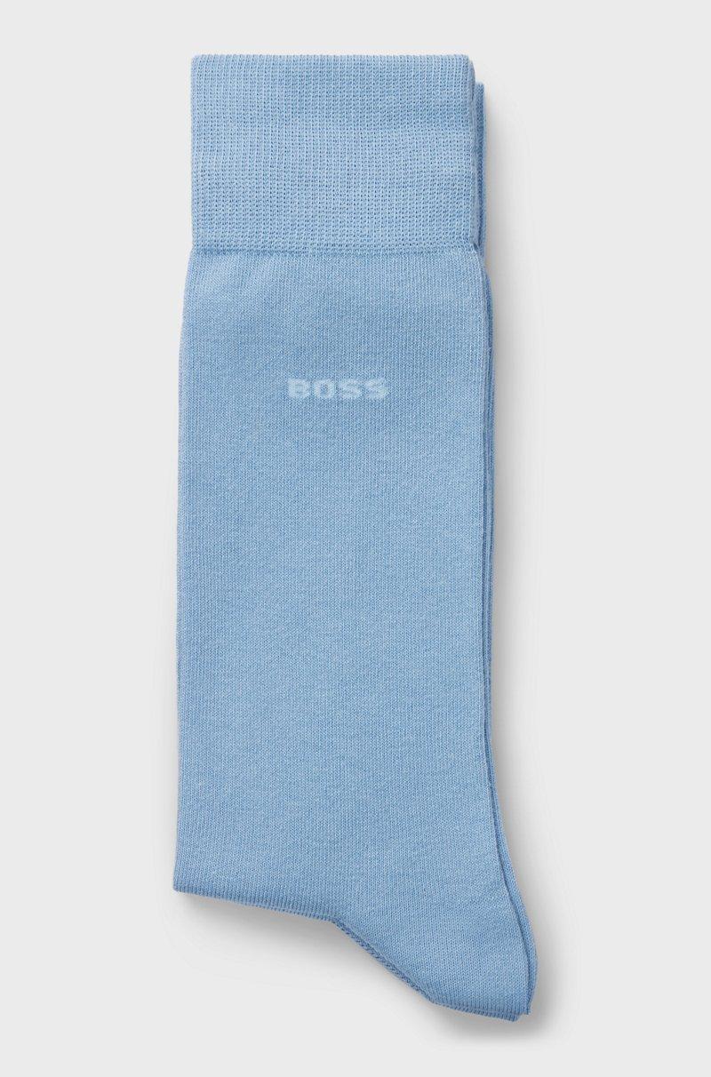 Hugo Boss Paquete De Dos Pares De Calcetines De Largo Medio En Mezcla De Algodón