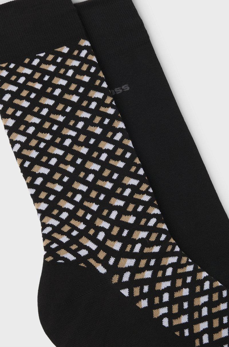 Hugo Boss Paquete De Dos Pares De Calcetines De Largo Normal De Algodón