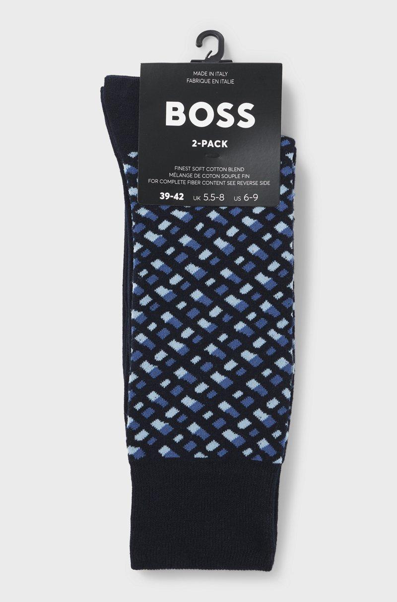 Hugo Boss Paquete De Dos Pares De Calcetines De Largo Normal De Algodón