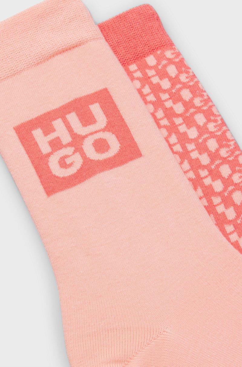 Hugo Boss Paquete De Dos Pares De Calcetines De Largo Normal En Mezcla De Algodón