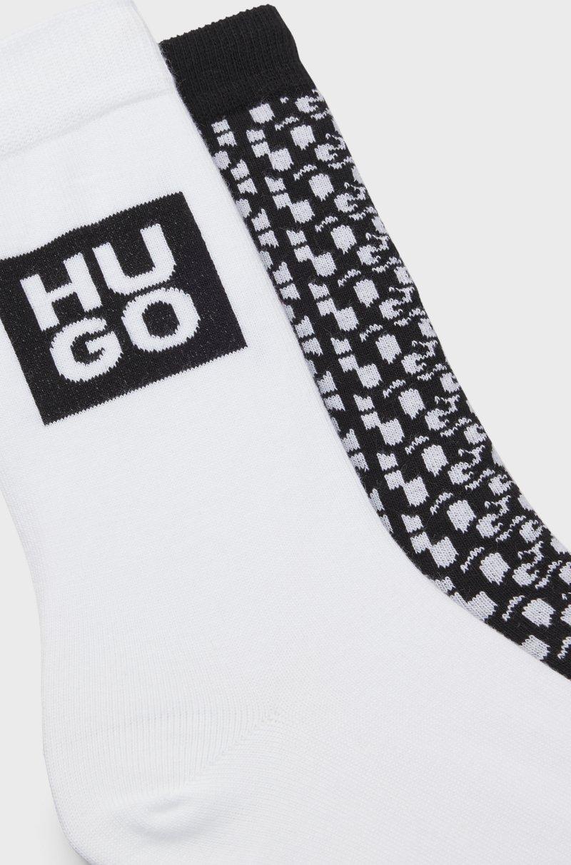 Hugo Boss Paquete De Dos Pares De Calcetines De Largo Normal En Mezcla De Algodón