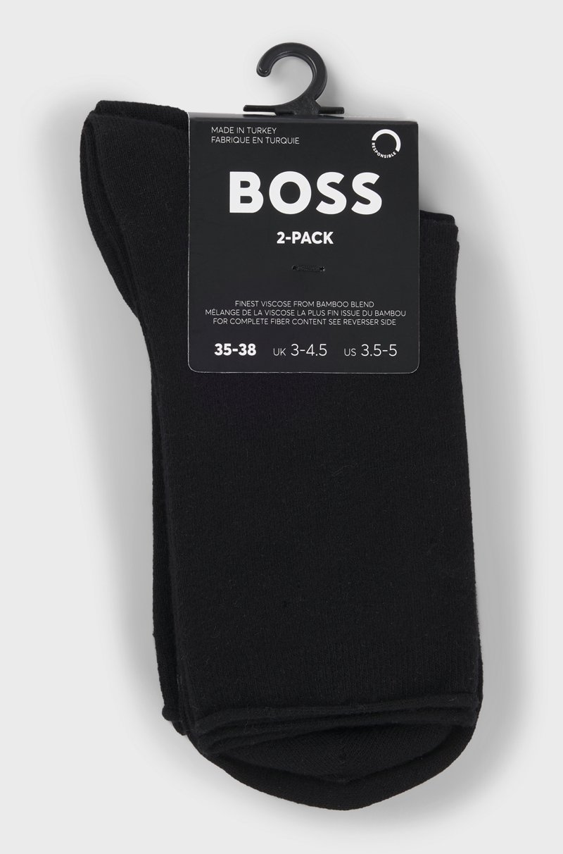 Hugo Boss Paquete De Dos Pares De Calcetines De Mezcla De Bambú Y Viscosa