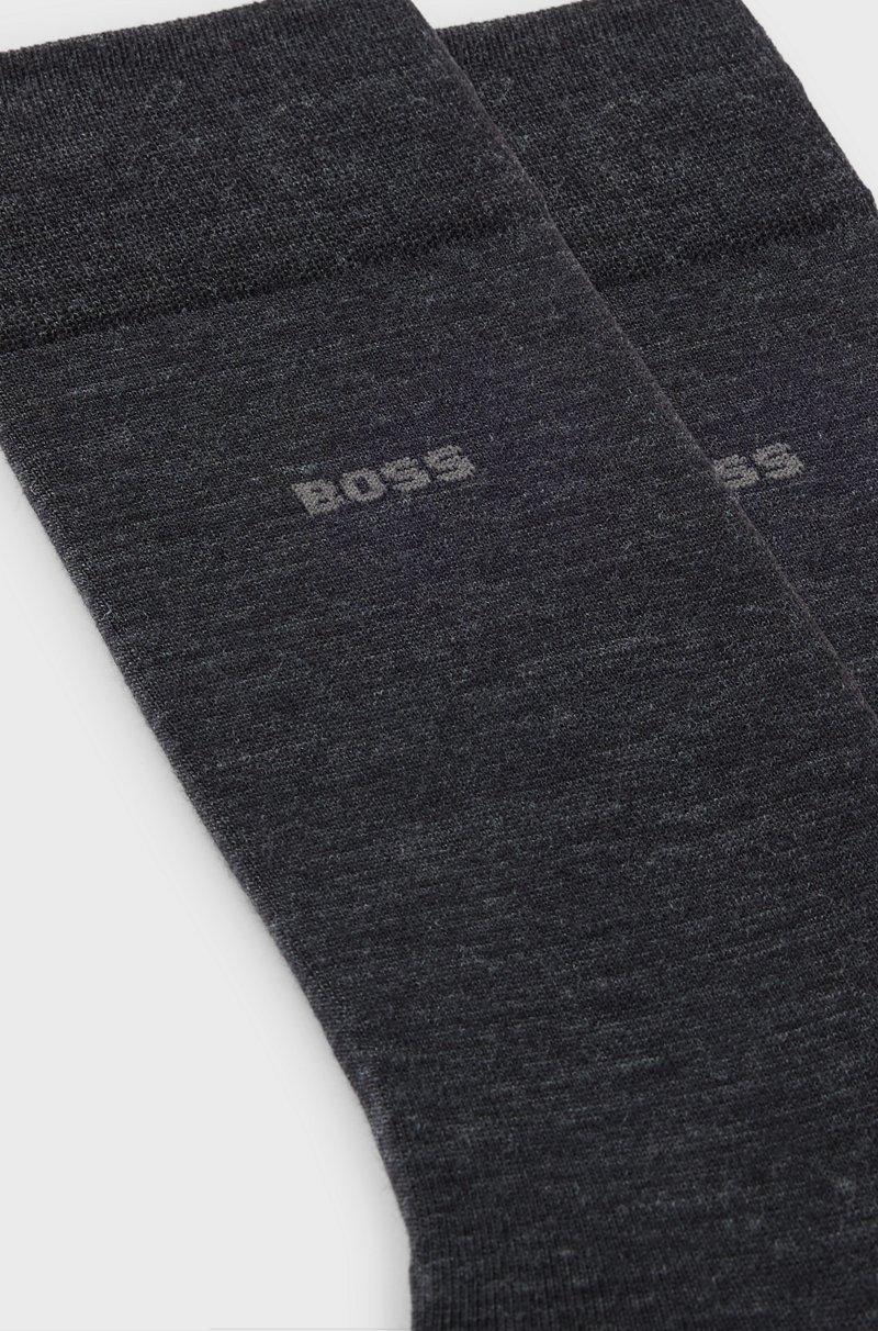 Hugo Boss Paquete De Dos Pares De Calcetines De Mezcla De Lana