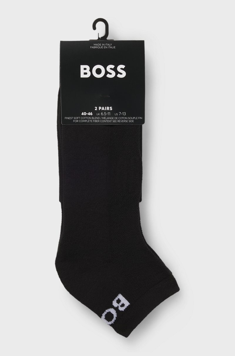 Hugo Boss Paquete De Dos Pares De Calcetines De Tejido Elástico A La Altura Del Tobillo