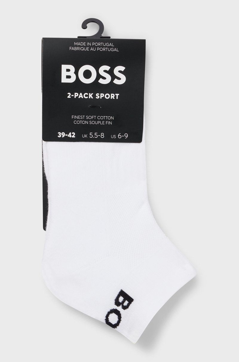 Hugo Boss Paquete De Dos Pares De Calcetines De Tejido Elástico A La Altura Del Tobillo