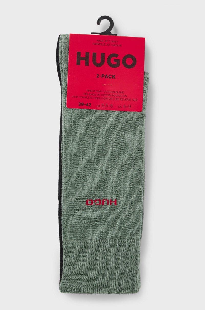 Hugo Boss Paquete De Dos Pares De Calcetines En Mezcla De Algodón