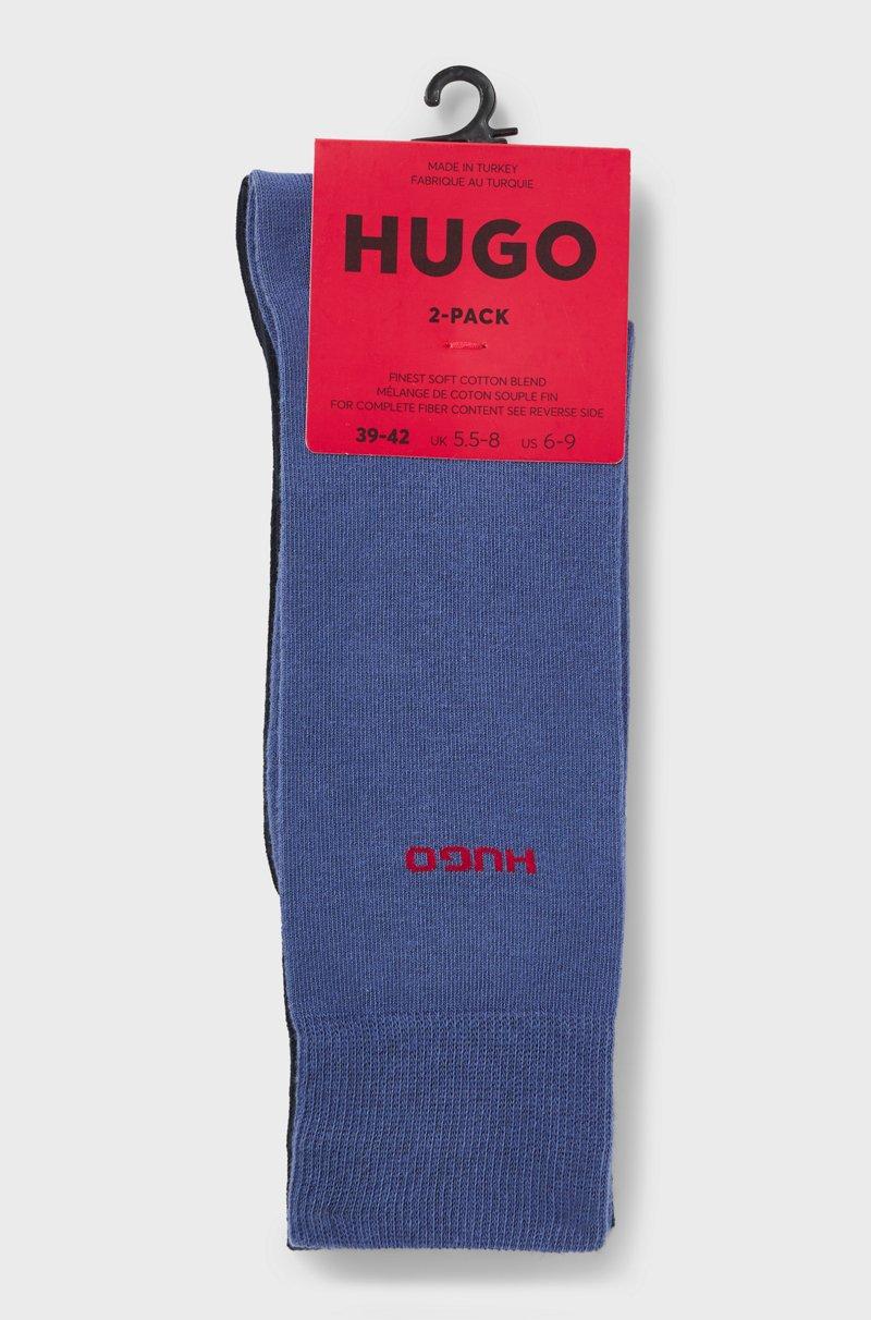 Hugo Boss Paquete De Dos Pares De Calcetines En Mezcla De Algodón