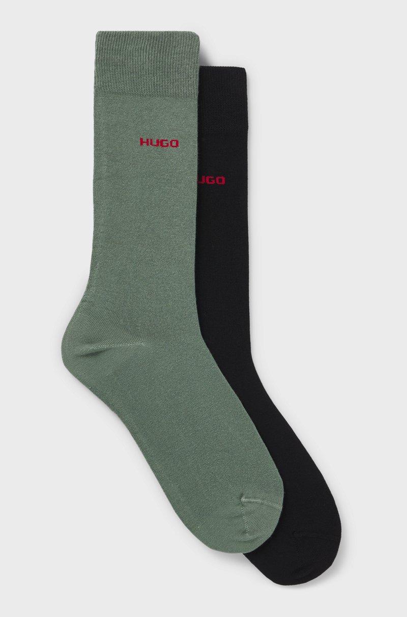 Hugo Boss Paquete de dos pares de calcetines en mezcla de algodón
