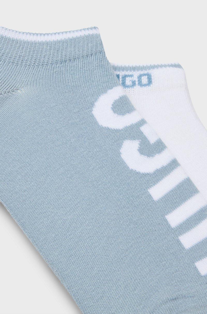 Hugo Boss Paquete De Dos Pares De Calcetines Tobilleros De Algodón