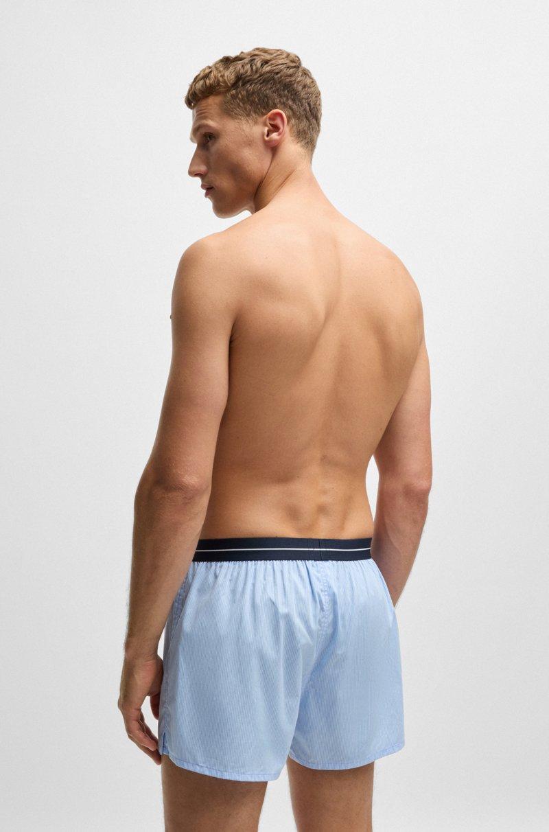 Hugo Boss Paquete De Dos Shorts De Pijama En Algodón Con Logo En La Cintura