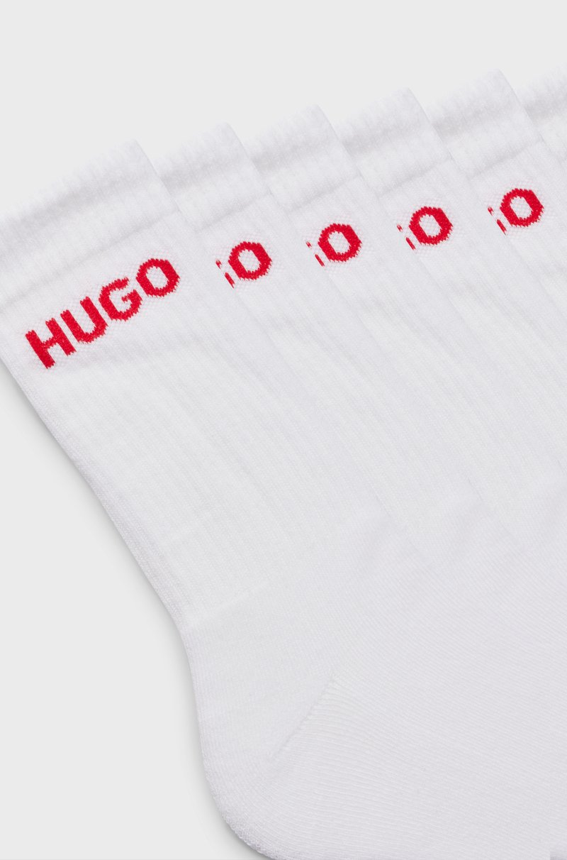 Hugo Boss Paquete De Seis Pares De Calcetines Cortos Con Detalle De Logo
