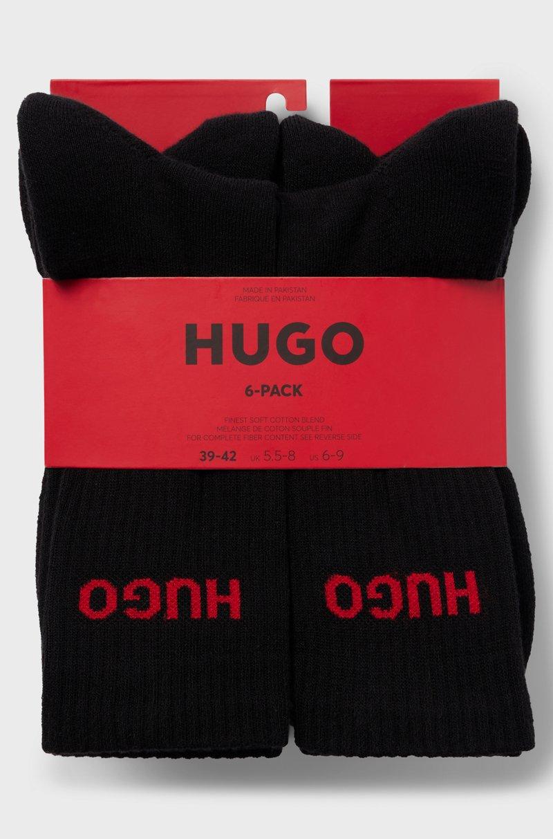 Hugo Boss Paquete De Seis Pares De Calcetines Cortos Con Detalle De Logo
