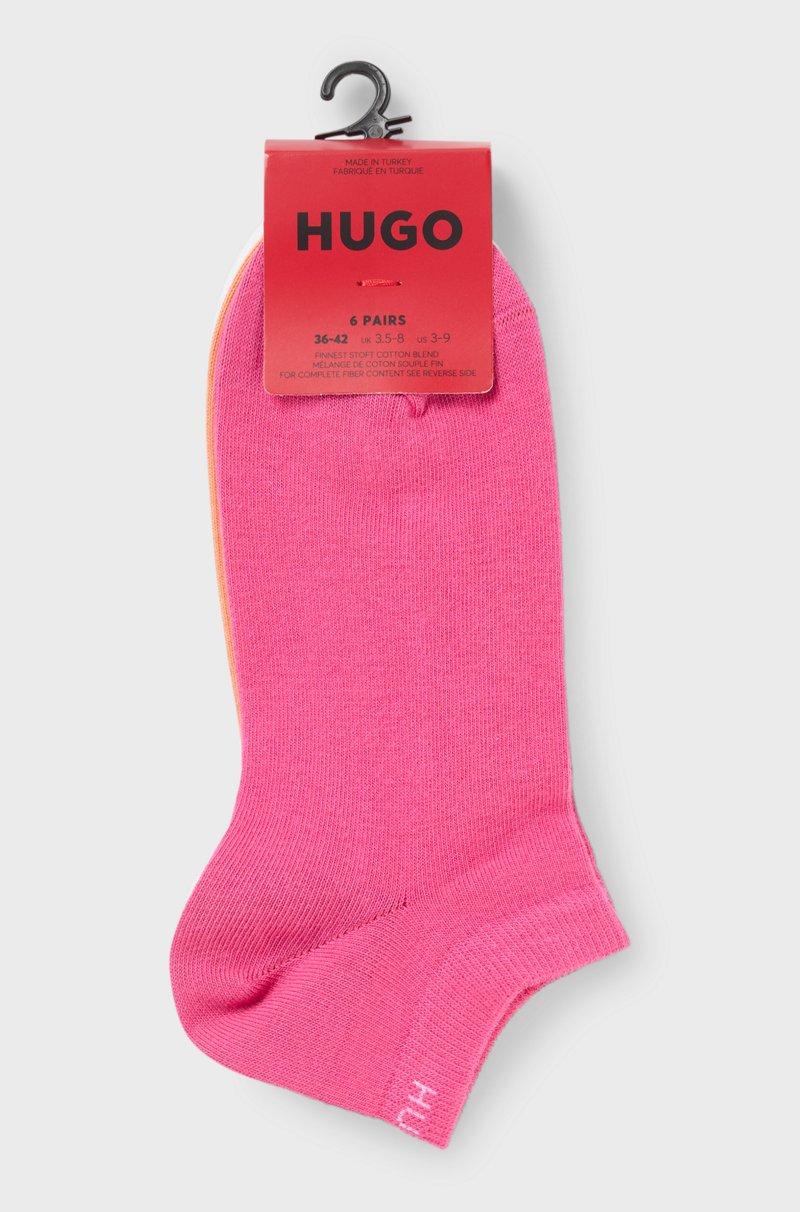 Hugo Boss Paquete De Seis Pares De Calcetines En Mezcla De Algodón