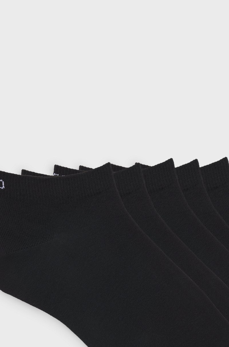 Hugo Boss Paquete De Seis Pares De Calcetines Tobilleros De Algodón Con Logos