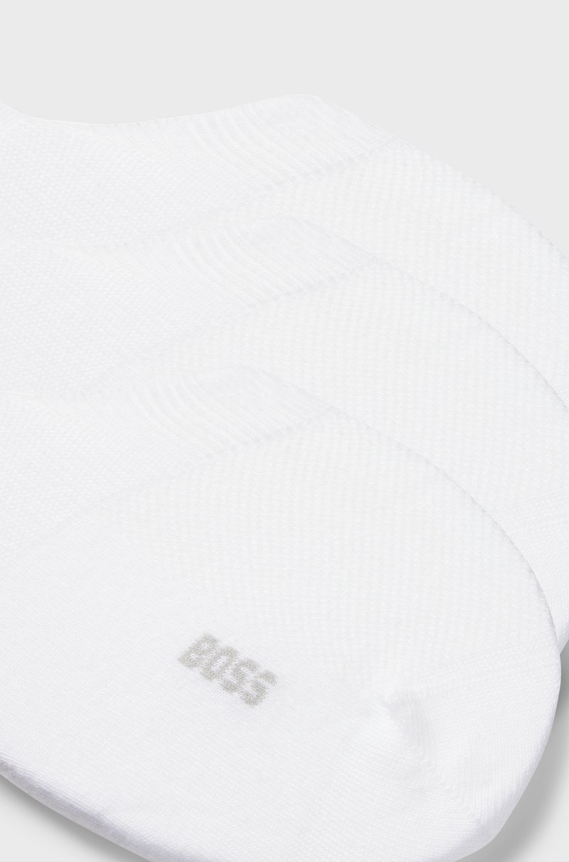 Hugo Boss Paquete De Tres Calcetines Invisibles De Algodón