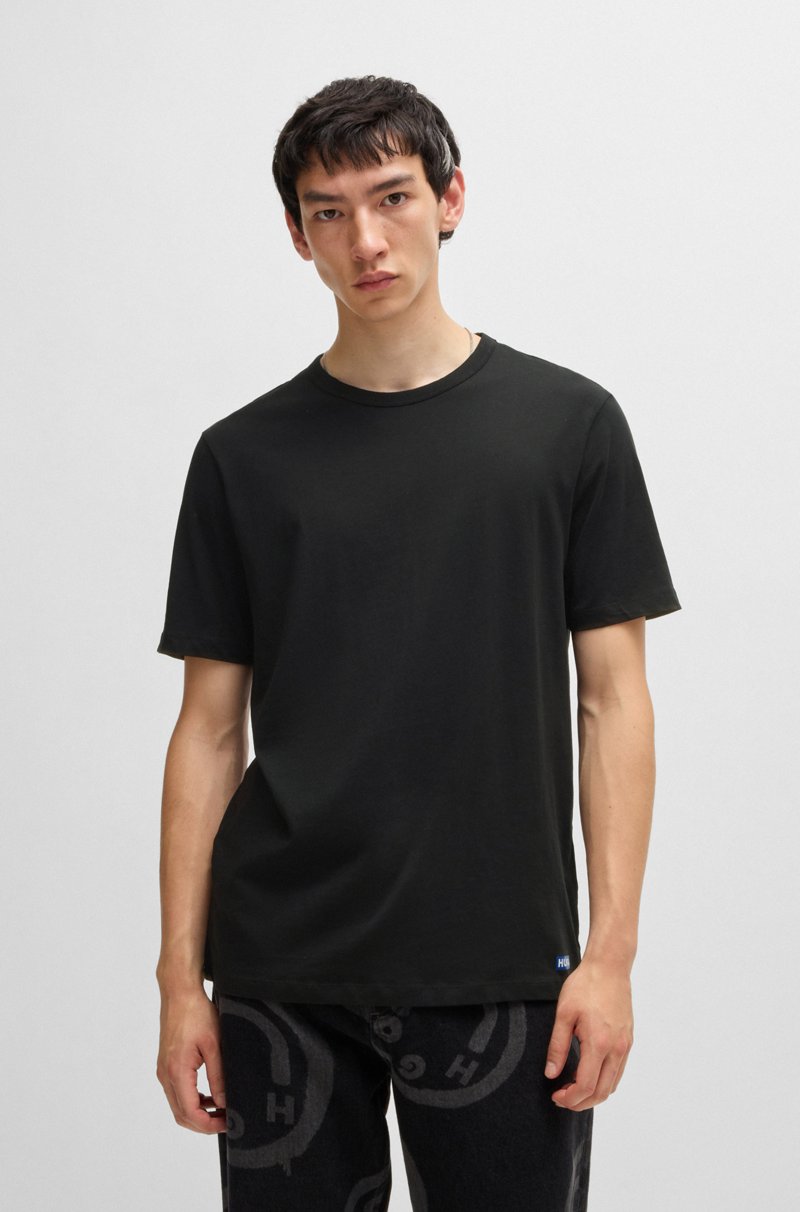 Hugo Boss Paquete De Tres Camisetas De Punto De Algodón Con Detalles De Logo