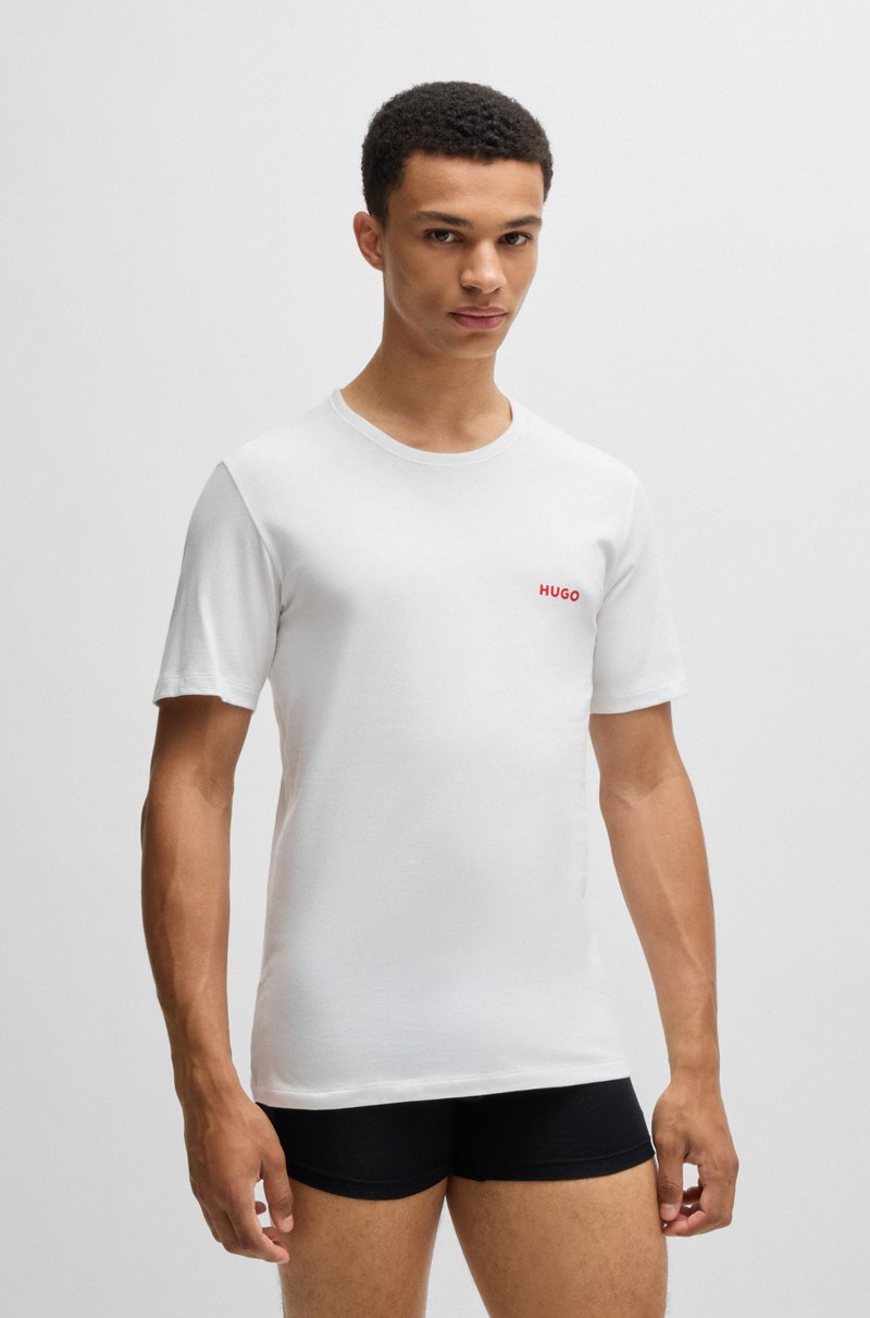 Hugo Boss Paquete De Tres Camisetas Interiores De Punto De Algodón