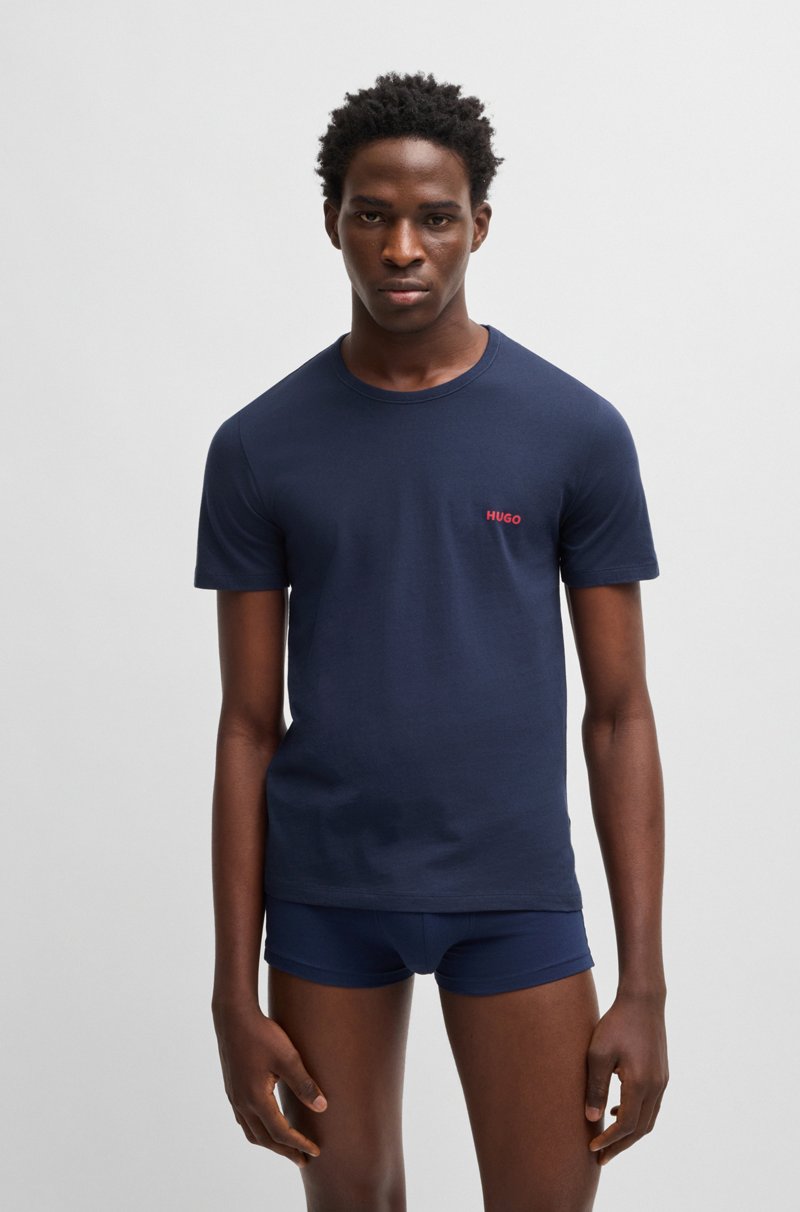 Hugo Boss Paquete De Tres Camisetas Interiores De Punto De Algodón
