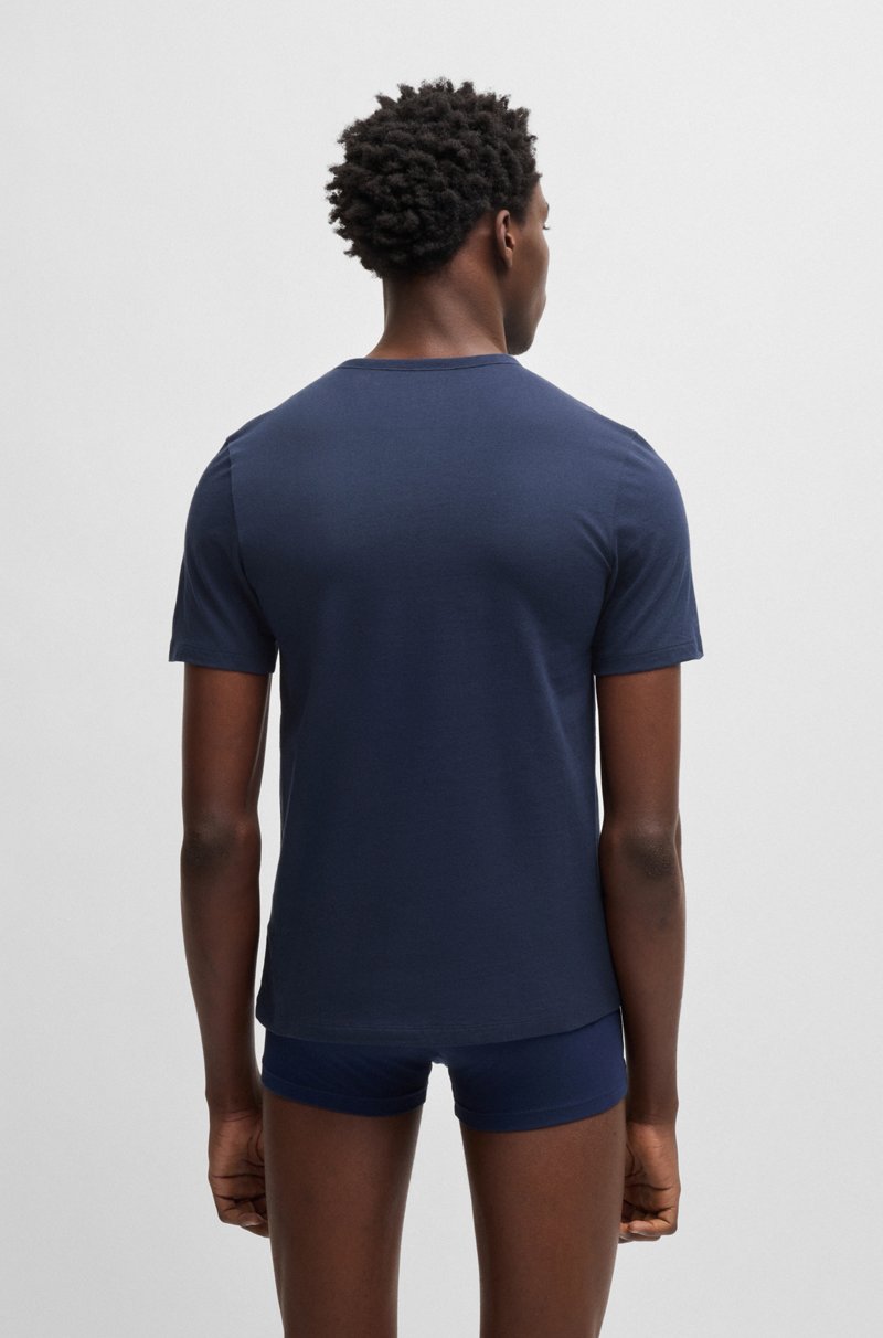 Hugo Boss Paquete De Tres Camisetas Interiores De Punto De Algodón
