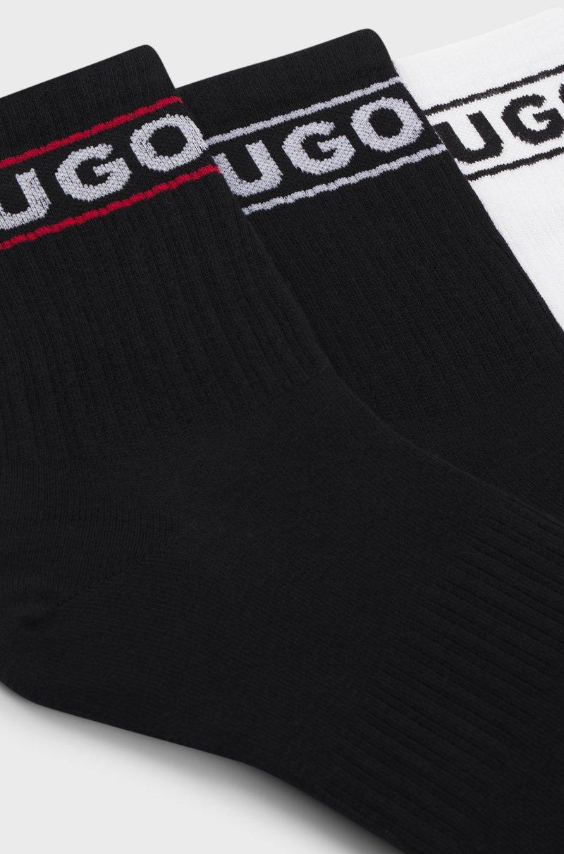 Hugo Boss Paquete De Tres Pares De Calcetines Cortos Con Logo