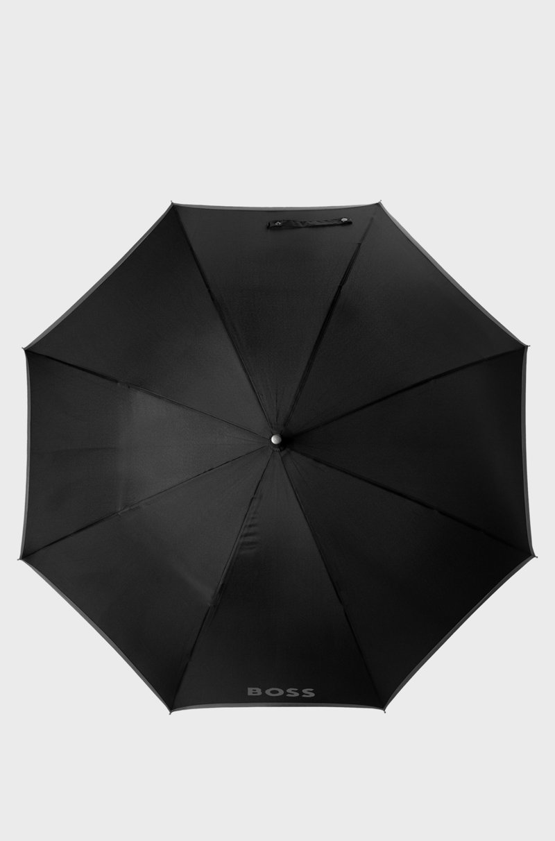 Hugo Boss Paraguas Con Borde De La Tela En Contraste