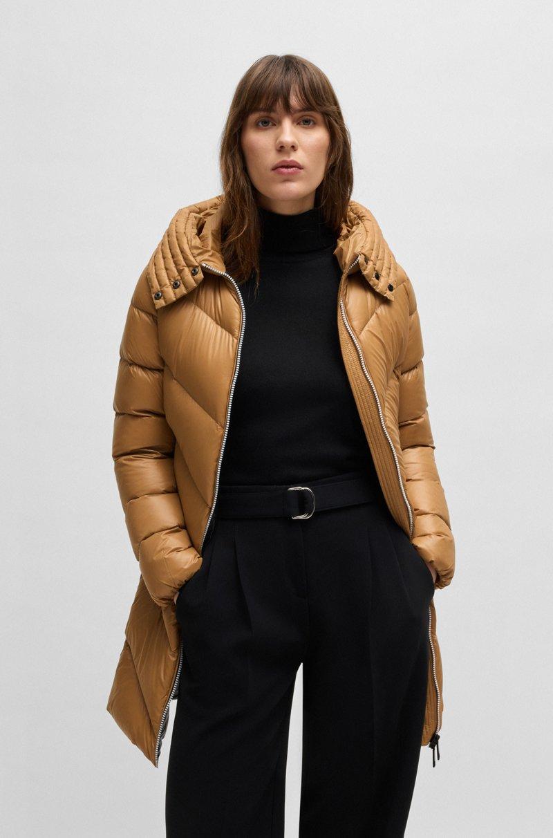 Hugo Boss Parka con relleno de plumón y capucha oversize