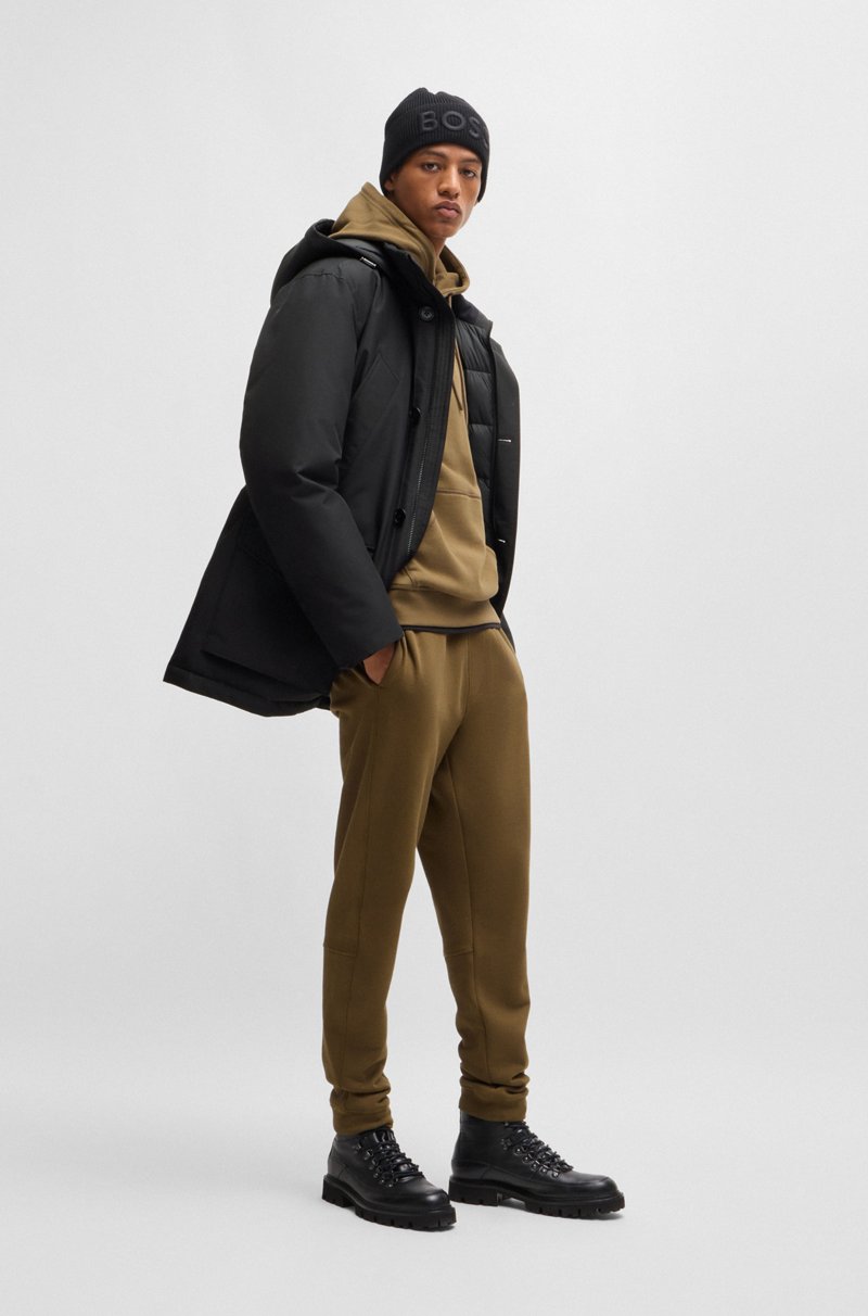 Hugo Boss Parka Relaxed Fit De Tejido Otomano Repelente Al Agua