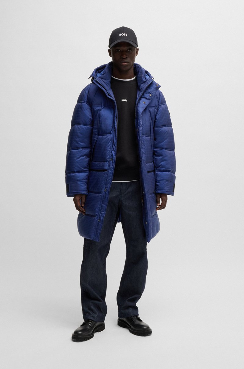 Hugo Boss Parka Repelente Al Agua Con Estructura Maxi Antidesgarros