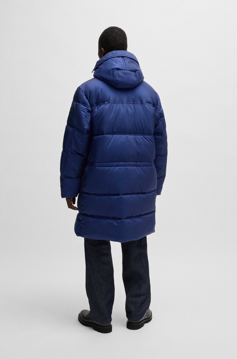 Hugo Boss Parka Repelente Al Agua Con Estructura Maxi Antidesgarros