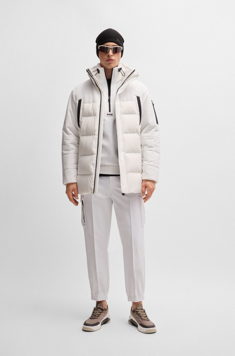 Hugo Boss Parka Repelente Al Agua Con Relleno De Plumón