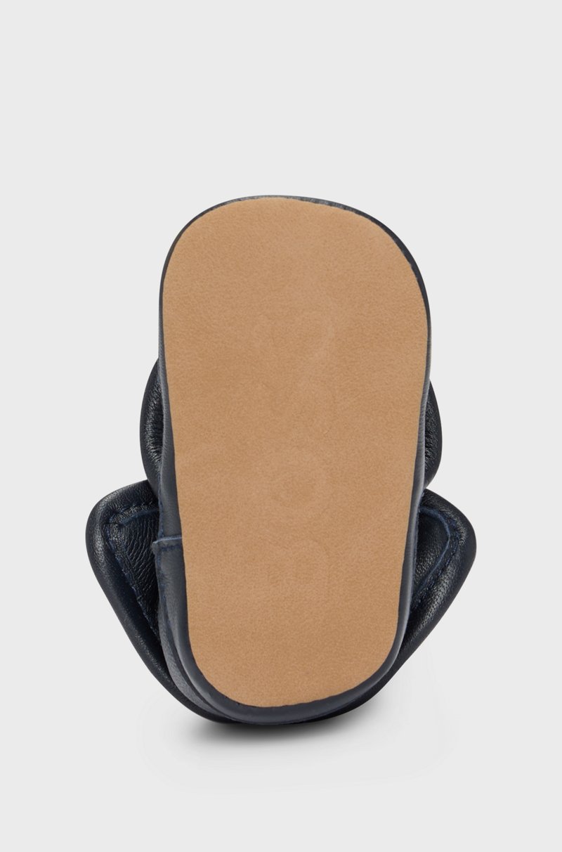 Hugo Boss Patucos De Piel Para Bebé En Caja De Regalo