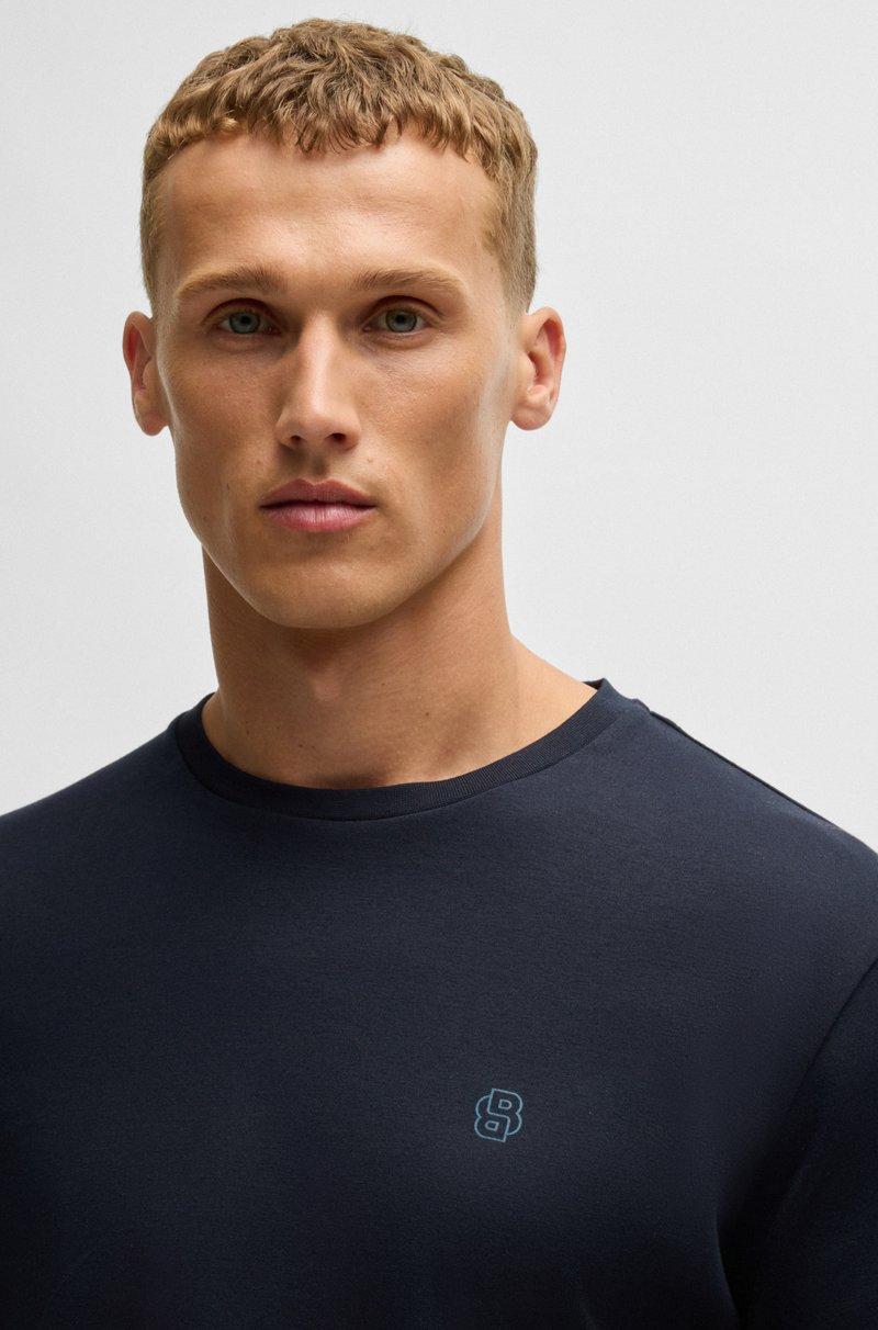 Hugo Boss Pijama De Algodón Interlock Con Monogramas Double B