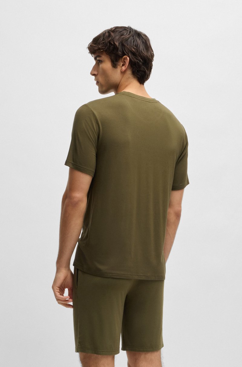 Hugo Boss Pijama De Punto De Bambú Elástico En Caja De Regalo