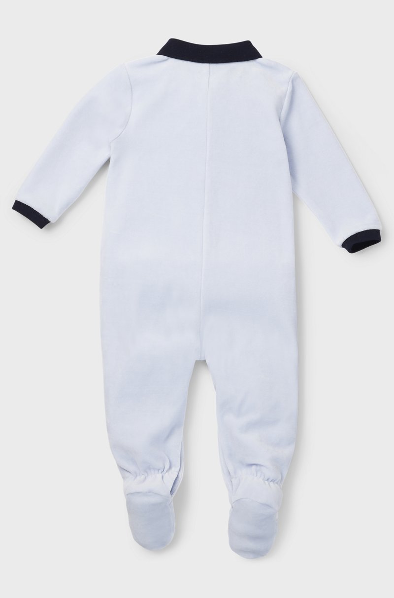 Hugo Boss Pijama Integral De Terciopelo Para Bebé En Caja De Regalo