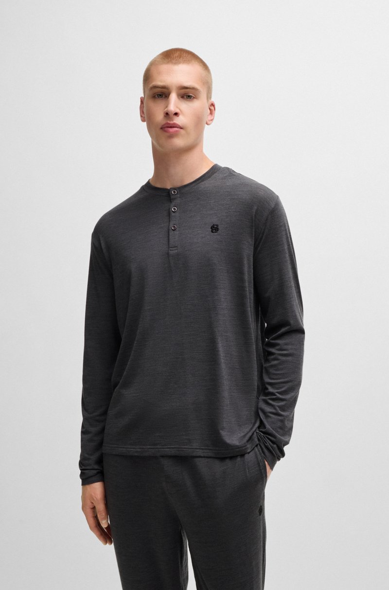 Hugo Boss Pijama Regular Fit Con Monogramas Double B Bordados